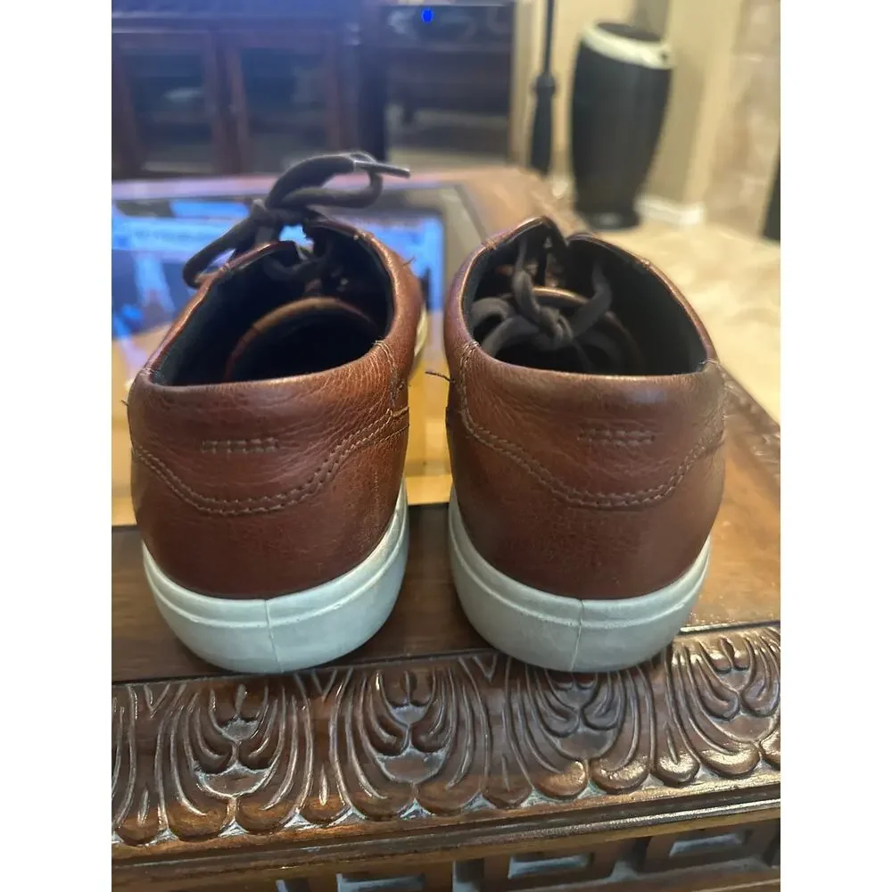 Men’s ECCO Soft 7 Lace Up Leather Sneaker. Size 11